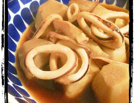 めんつゆで簡単♪イカと里芋の煮物